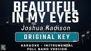Thumbnail: Beautiful In My Eyes - Joshua Kadison (Full Band Karaoke) Original Key - Instrumental