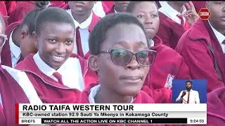 Thumbnail: KBC's Ramani ya Kiswahili broadcasted live from Butere Girls School