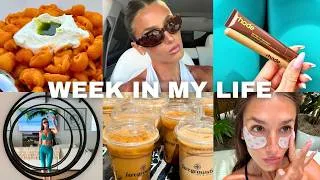 Thumbnail: VLOG: Nobu Malibu, influencer events, morning/night routines, Leora, Revolve haul, pilates, facial