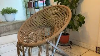 Thumbnail: PASAMIC Saucer Chair with Folding Metal Frame Review!