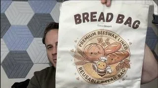 Thumbnail: DawnBloom Reusable Beeswax Sourdough Bread Bags Review!