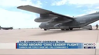 Thumbnail: Cannon Air Force Base takes KCBD, civic leaders on MC-130J flight to strengthen community ties