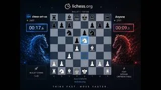 Thumbnail: GM chess-art-us Lichess Titled Arena Bullet Chess #chess #bulletchess