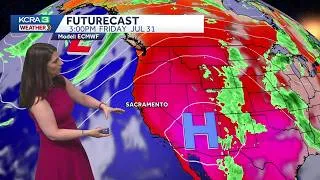 Thumbnail: NorCal forecast: Seasonable temperatures and afternoon breezes