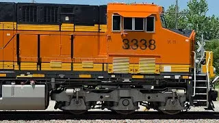 Thumbnail: [4K] DOUBLE COAL ALERT! 35K horsepower on this coal train pounding the diamonds at Paola Kansas!! 