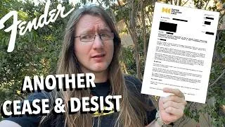 Thumbnail: Fender sent ANOTHER  Cease and Desist