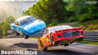 Thumbnail: NURBURGRING Jump Compilation BUT With REALISTIC DAMAGE MODEL #24 | BeamNG Drive