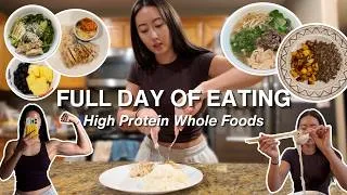 Thumbnail: What I eat in a day to build muscle and feel my best 🤩💪🏼 (chatty vlog + catching up!)