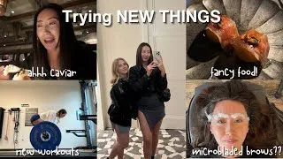 Thumbnail: VLOG| Micro-bladed brows, fancy food, new workouts + more!