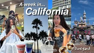Thumbnail: LA + Disneyland Vlog | Running into celebs, trusting AI with my life, Erewhon, cafe hopping & more!