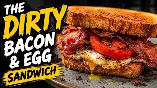 Thumbnail: The Dirty Bacon & Egg Sandwich 🥓🍳 | No Talking, Just Cooking