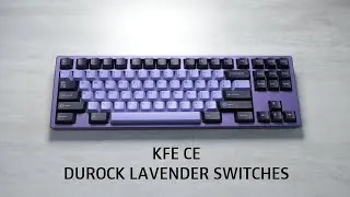 Thumbnail: Custom Keyboard Sound Test - KFE CE w/ Lubed+Filmed Durock Lavenders