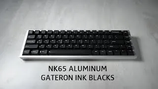 Thumbnail: Custom Keyboard Sound Test - NK65 Aluminum with Lubed+Filmed Gateron Ink Blacks