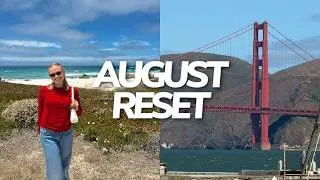 Thumbnail: AUGUST RESET reflecting on july, setting goals & planning a productive month