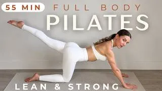 Thumbnail: 55 Min Full Body Pilates Workout | No Equipment | Burn Fat, Sculpt & Tone