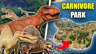 Thumbnail: I Built A Park Using ONLY Carnivores In Jurassic World Evolution 3