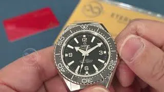 Thumbnail: SUPER CLONE Planet Ocean 600m 42m Black Dial Black Bezel VS8912