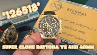 Thumbnail: SUPER CLONE Daytona 126518 40mm V2 DD4131 (Weight Adjusted)