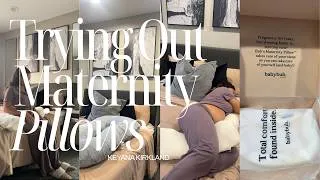 Thumbnail: I Tried 2 Pregnancy Pillows So You Don’t Have To | BabyBub Maternity Pillow vs. U-Shaped