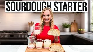 Thumbnail: How to Make AND Feed a Sourdough Starter (Works Every Time)