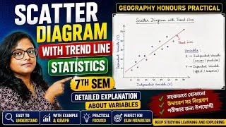 Thumbnail: ✏️SCATTER DIAGRAM || STATISTICS || 7th SEM || GEOGRAPHY HONOURS PRACTICAL || WHAT IS VARIABLE?? 🤔