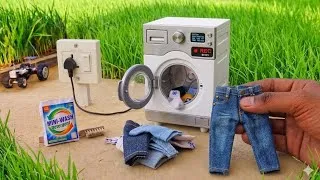 Thumbnail: 🤩Diy Tractor Mini WASHING MACHINE  Science project😍  ||  @KeepVilla