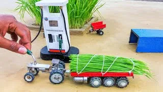 Thumbnail: diy tractor mini petrol pump best science project ||@KeepVilla