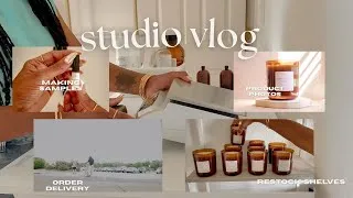 Thumbnail: small business vlog | cozy fragrance blending | product photography | delivering order