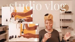 Thumbnail: a few days in my life running a candle studio | Cozy Small Business Vlog