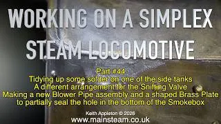 Thumbnail: WORKING ON A SIMPLEX STEAM LOCOMOTIVE - PART #44