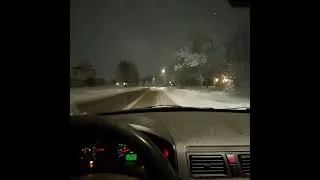 Thumbnail: First snowstorm of the season in Montréal #montreal #quebec #snowstorm #winter