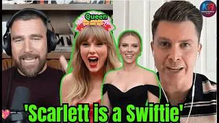 Thumbnail: Colin Jost Exposed Scarlett's Secret Taylor Swift Obsession — "Cries to Love Story!" 😱