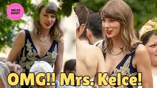 Thumbnail: OMG! Mrs. Taylor Swift Kelce STUNS with new look as she ATTENDS friend’s wedding in UK