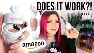 Thumbnail: Trying this VIRAL Amazon 5 in 1 Nail Art Gel Kit - Worth the Hype? || KELLI MARISSA