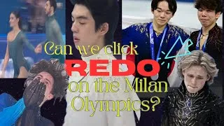 Thumbnail: Can we click “redo” on the Milan Olympics? 😱😲 #isufigureskating #milanocortina2026 #wintergames 