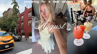 Thumbnail: last week of august | girl talk, pre-fall shopping + book haul