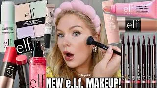 Thumbnail: I Tried ALL *NEW* e.l.f. Makeup 🤩 Soft Glam Cream Blush & Bronzer, Powder Quad, Lip Stain & more!