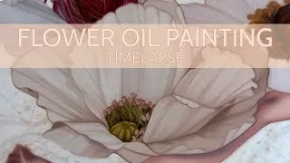 Thumbnail: Flower oil painting time lapse