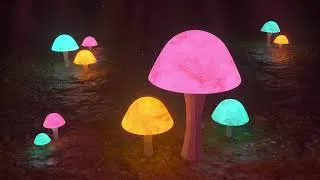 Thumbnail: Illuminated Mushrooms