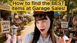 Thumbnail: Garage Sale Secrets: How I Spot the Valuable Stuff Everyone Misses!