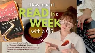 Thumbnail: How much I read in a week with a 9-5
