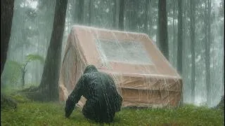 Thumbnail: Caught in SUPER DOWNPOUR with Homey Tent in Rain Forest🌧️