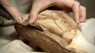 Thumbnail: Making Classic Slip-On Shoes in Hand-Dyed Embossed Leather