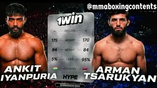 Thumbnail: Arman Tsarukyan vs Ankit Baiyanpuria |Full Submission-Only Bout |Hype Armenia