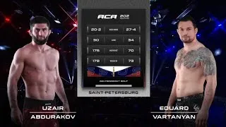 Thumbnail: Eduard Vartanyan VS Uzair Abdurakov|ACA 202|Full Fight
