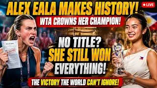 Thumbnail: BREAKING: Alex Eala Wins Major WTA Award Without Wimbledon Victory