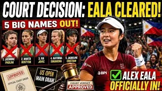 Thumbnail: Alex Eala WINS Court Battle  Official US Open Decision Explained
