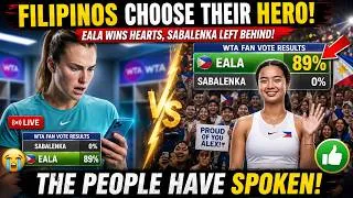 Thumbnail: SABALENKA REACTS After Alex Eala Wins 89% of the WTA Fan Vote Fans Can't Believe the Result