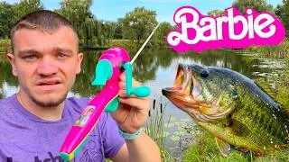 Thumbnail: Can I Catch a 10lb Fish on a Barbie Fishing Pole?