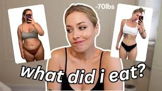 Thumbnail: what i ate to lose weight